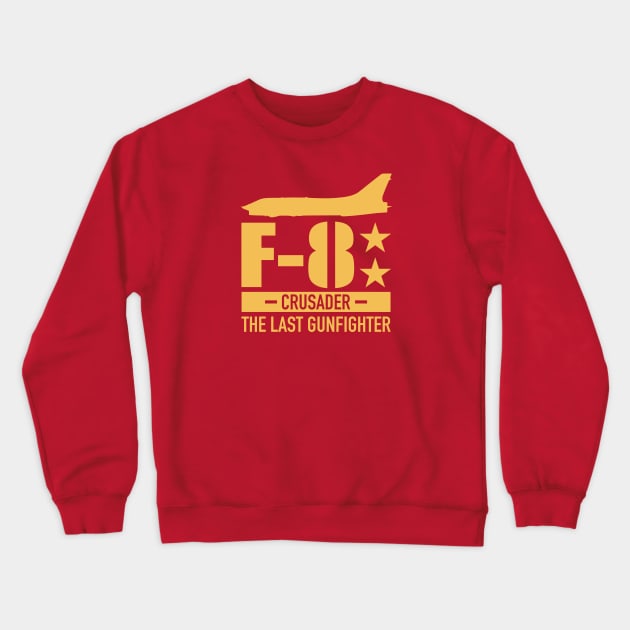 F-8 Crusader Crewneck Sweatshirt by Firemission45
